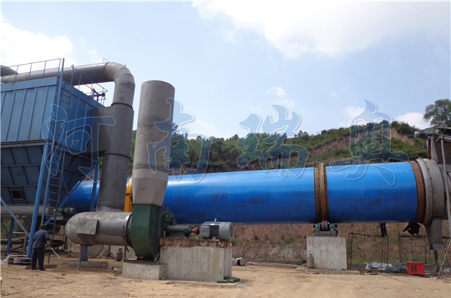 貴州煤泥烘干機試運行現(xiàn)場