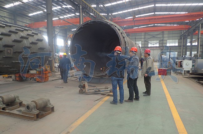 大美4月，陜西客戶考察煤炭烘干設(shè)備